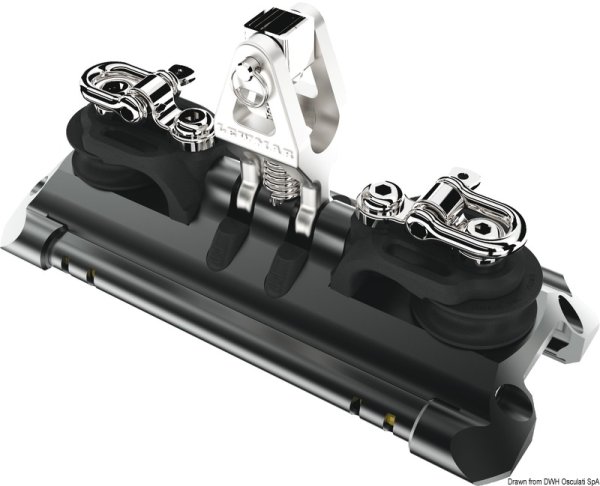 Carrello randa 1 supporto verticale pulegge rinvio con arricavo - 68.723.01
